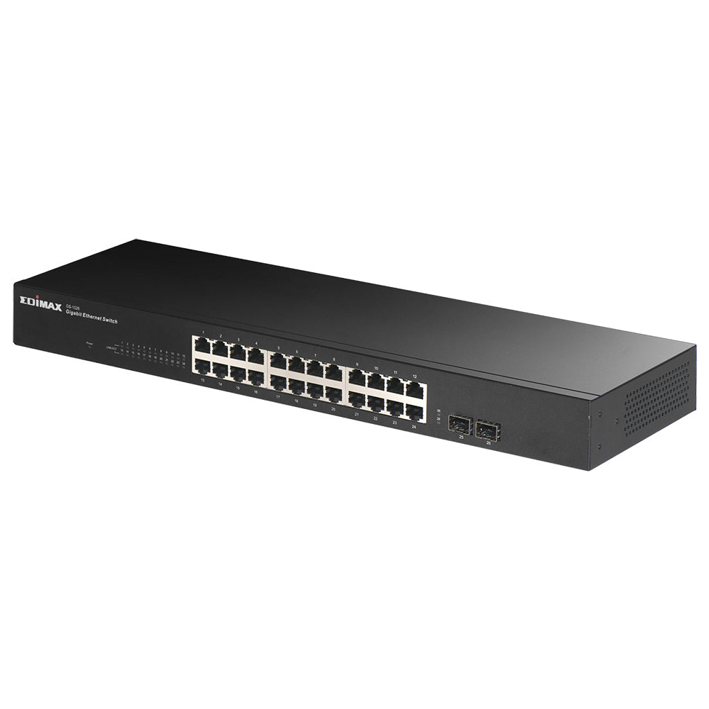 Edimax 26-Port Gigabit Switch mit 2 SFP-Ports 19 Edimax 26-Port Gigabit Switch mit 2 SFP-Ports 19